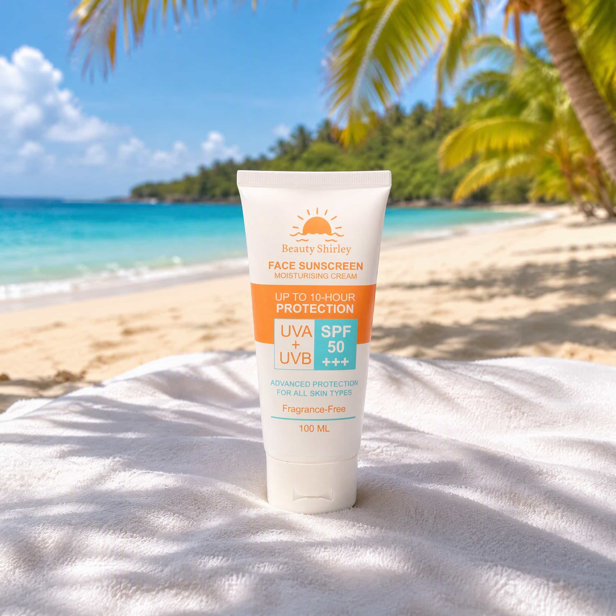 SPF50 Daily Moisturising Face Sunscreen Cream 100ml
