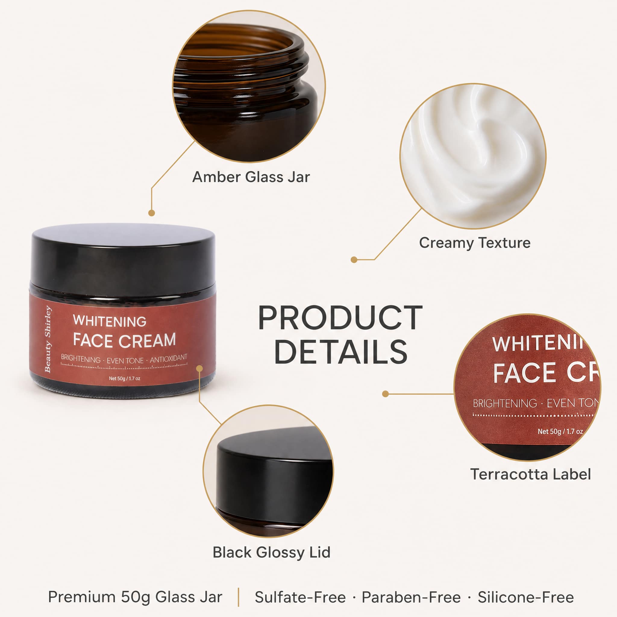 Whitening Face Cream Brightening Formula Whitening Face Cream Brightening Formula